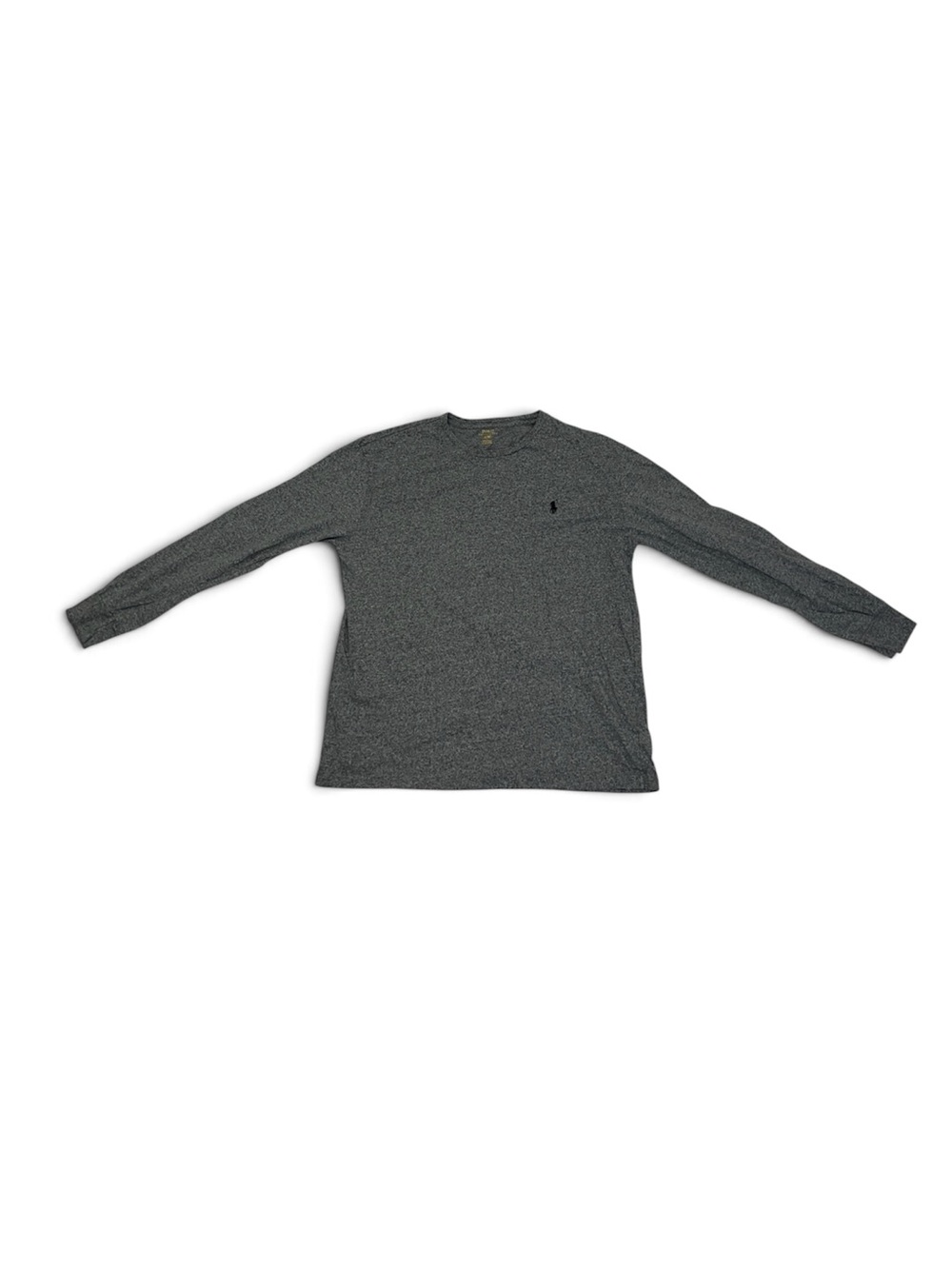 Polo Ralph Lauren Grey Long Sleeve Shirt Men’s Size Medium 100% Cotton Preppy